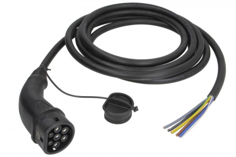 Cablu incarcator drept Harting, numar faze: 3, tip priză: 2, 5m, 22kW, 32A, 6mm², negru potrivit DS DS 3 / DS 3, DS 4 II, DS 7, DS 9; IVECO DAILY V, DAILY VI, E-WAY 11117165-ZYA 10.83- [1]