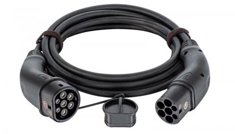 Cabluri - Cablu incarcator drept Harting, numar faze: 3, tip priză: 2, 7,5m, 11kW, 20A, 2,5mm², negru potrivit DS DS 3 / DS 3, DS 4 II, DS 7, DS 9; IVECO DAILY V, DAILY VI, E-WAY 11117165-ZYA 10.83-