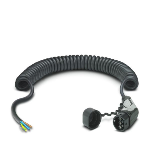 Cablu incarcator spirala CHARX Connect, numar faze: 1, tip priză: 2, 4m, 7,4kW, 32A, 6mm², negru potrivit DS DS 3 / DS 3, DS 4 II, DS 7, DS 9; IVECO DAILY V, DAILY VI; MAN TGE 11117165-ZYA 10.83- [1]