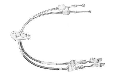 Transmisie - Cablu shimbator viteze potrivit IVECO DAILY V 26L11, 29L11, 29S11, 35C11D, 35S11, 40C11/29L15, 35S15, 35C15, 40C15, 50C15/29S13, 29L13, 29L13D, 35S13, 35C13D, 40C13/35C15, 35S15, 40C15,