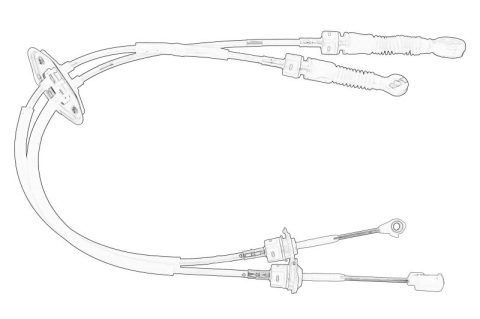 Transmisie - Cablu shimbator viteze potrivit KIA RIO III 1.1D-1.4D 09.11-12.17