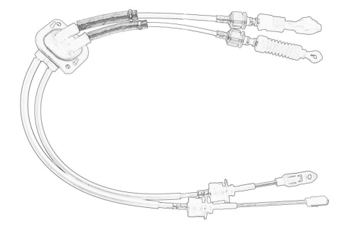 Transmisie - Cablu shimbator viteze potrivit SUZUKI SWIFT III 1.3/1.3D/1.5 02.05-