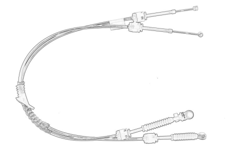 Transmisie - Cablu shimbator viteze potrivit VOLVO C30, C70 I 1.6-Electric 03.97-12.12