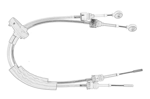 Transmisie - Cablu shimbator viteze (transmisie manuala M32) potrivit OPEL ZAFIRA C 1.4-2.0D 10.11-