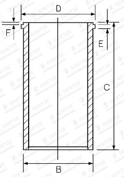 Piese Auto - Camasa cilindru (98,48mm) potrivit PERKINS potrivit URSUS 3110; AKTIV FISCHER M 800; ALLIS CHALMERS 715, 715D; AVELING-BARFORD AM100A; BERLIET 550K; BROOME & VADE CA2, CA3; BROYT X20, X20T, X21