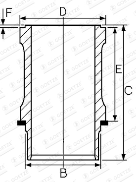 Piese Auto - Camasa cilindru (diametru interior: 127mm, lungime: 270,5mm, diametru flansa: 151mm) potrivit SCANIA 4, 4 BUS, IRIZAR CENTURY, IRIZAR PB, K, N BUS, OMNICITY, OMNIEXPRESS, OMNILINK, P DC11.01-DT12.18 0