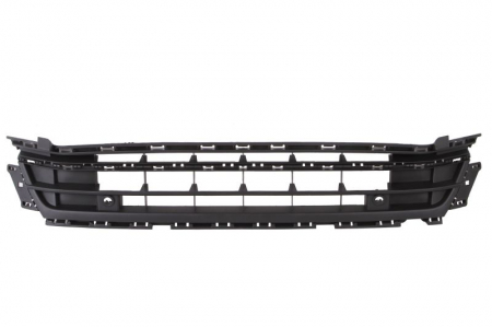 Capac bara fata Fata (Mijloc, cu gauri pentru senzorii de parcare, plastic, negru) potrivit VW JETTA IV 07.14- 09.14-01.18 [2]