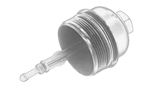 Piese Auto - Capac carcasa filtru ulei (cu inele o) potrivit BMW 3 (E46), 5 (E39), 7 (E38), X5 (E53) 1.6-3.0D 08.98-09.06