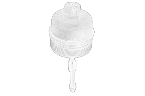 Elemente motor - Capac carcasa filtru ulei potrivit HYUNDAI I20 ACTIVE, I20 I, I20 II; KIA CARENS III, CEE'D, CERATO I, PRO CEE'D, RIO III, SOUL I, VENGA 1.4D/1.6D 06.05-