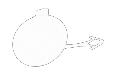 Caroserie - Capac carlig remorcare potrivit HYUNDAI I30 11.16- 02.17-