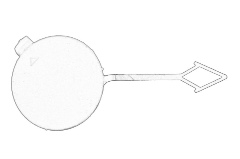 Caroserie - Capac carlig remorcare potrivit HYUNDAI KONA, KONA/SUV 06.17- 11.17-12.21