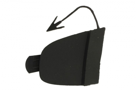 Elemente bara - Capac carlig tractare bara Spate plastic, negru potrivit VW JETTA IV 2010-2014