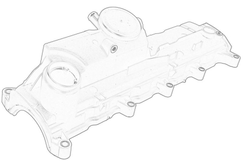 Piese Auto - Capac culbutor (cu garnitura de acoperire) potrivit DACIA DOKKER, DOKKER/MINIVAN, LODGY, LOGAN II, LOGAN MCV II, SANDERO II; NISSAN CUBE, NOTE, NV250, QASHQAI I, QASHQAI II, TIIDA 1.5D 09.02-