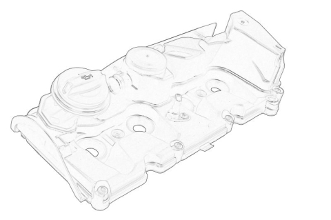 Piese Auto - Capac culbutor potrivit VW CALIFORNIA T6 CAMPER, CRAFTER, MULTIVAN T6, TRANSPORTER T6, TRANSPORTER T6 / CARAVELLE T6 2.0D 04.15-