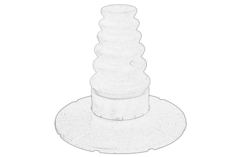 Amortizoare caroserie - Capac protectie/burduf amortizor spate, Dreapta/Stanga potrivit MERCEDES V (W447) 2.0D/2.2D 03.14-