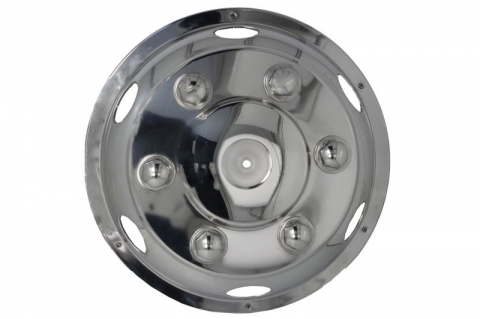 Capace roti - Capac roata fata, material: otel inoxidabil, diametru janta: 16 inch, Convex