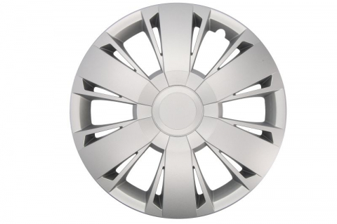 Capace roti - Capac roata, model: Omega, 15 inch, culoare: argintiu, 4 buc set