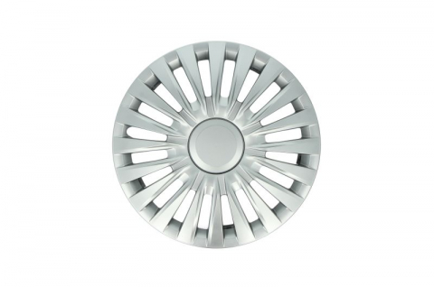 Anvelope si Jante - Capac roata, model: Vento, 13 inch, culoare: argintiu, 4 buc set