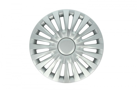 Capace roti - Capac roata, model: Vento, 15 inch, culoare: argintiu, 4 buc set