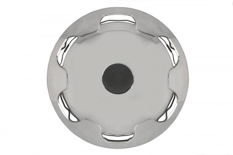 Capace roti - Capac roata spate, material: otel inoxidabil, diametru janta: 22,5 inch, Flat