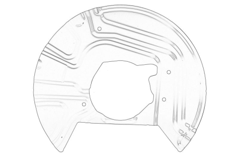 Piese Auto - Capac tambur frana fata; stanga potrivit BMW X3 (E83) 2.0-3.0D 09.03-12.11