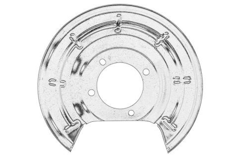 Franare - Capac tambur frana Stanga Spate potrivit OPEL ASTRA J, ASTRA J GTC, ASTRA J/HATCHBACK 1.3D-2.0D 09.09-