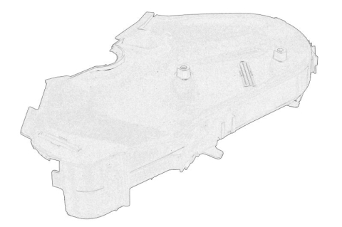 Distributie - Carcasa distributie superior potrivit VW CADDY IV/MINIVAN 2.0D 05.15-09.20