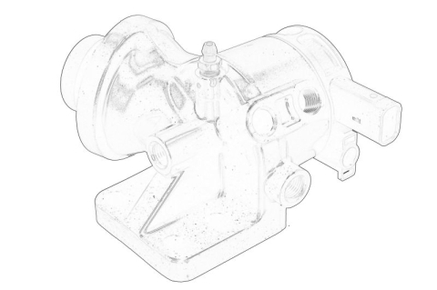 Elemente rezervor combustibil - Carcasa filtru aer (cu pompa manuala) potrivit IVECO EUROCARGO I-III, MAGIRUS F4AE0481A-F4AE3681E 09.00-