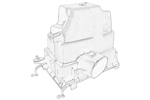 Elemente rezervor combustibil - Carcasă filtru aer potrivit TOYOTA YARIS, YARIS CROSS 1.0/1.5 02.20-