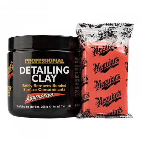 Chimice si Intretinere - Ceara auto tip plastelina pentru curatare suprafete Meguiars, 200g, Detailing Clay Aggressive