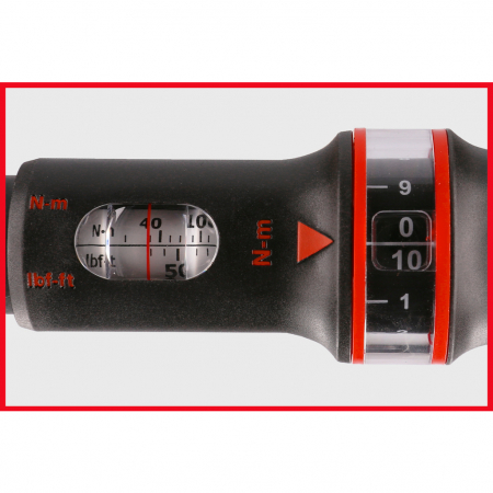Cheie dinamometrica cu clichet 1/2 ERGOTORQUE precision cu buton rotativ 40-200nm [8]