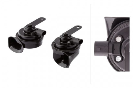 Electrice - Claxon (400-500Hz 110dB 12V) potrivit BMW 1 (E81), 1 (E82), 1 (E87), 1 (E88), 1 (F20), 1 (F21), 1 (F40), 2 (F22, F87), 2 (F23), 2 (F45), 2 GRAN COUPE (F44), 2 GRAN TOURER (F46) 02.99-