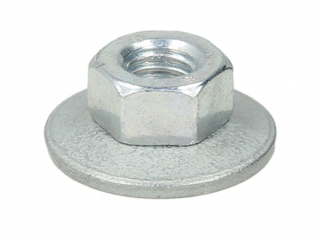 Cleme - Clema tapiţerie (aplicatie: capac motor, cantitate per impachetare: 5 buc., piulita cu flansa M6) potrivit CITROEN BERLINGO, BERLINGO MULTISPACE, BERLINGO/MINIVAN, C4 I, C4 II 11.95-