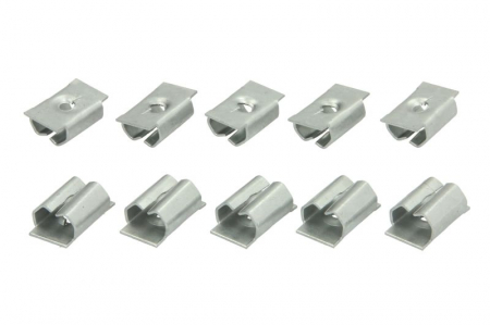 Cleme - Clema tapiţerie (aplicatie: capacul inferior al motorului, cantitate per impachetare: 10 buc., mufa capacului) potrivit MERCEDES 190 (W201), E (W124); OPEL ASTRA F 10.82-12.10