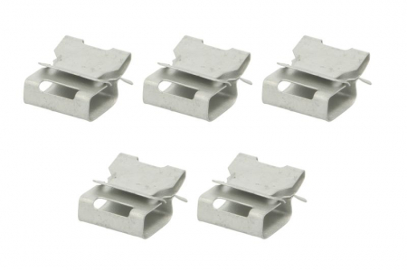 Cleme - Clema tapiţerie (aplicatie: Grila frontala; mai multe , cantitate per impachetare: 5 buc., placa de montare 18x20) potrivit MERCEDES C (W203), C (W204), E (W211) 05.00-12.16