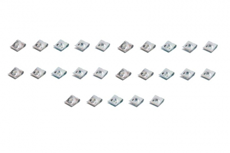 Cleme - Clema tapiţerie (aplicatie: mai multe , cantitate per impachetare: 25 buc., placa) potrivit AUDI; BMW; SEAT; SKODA; VW