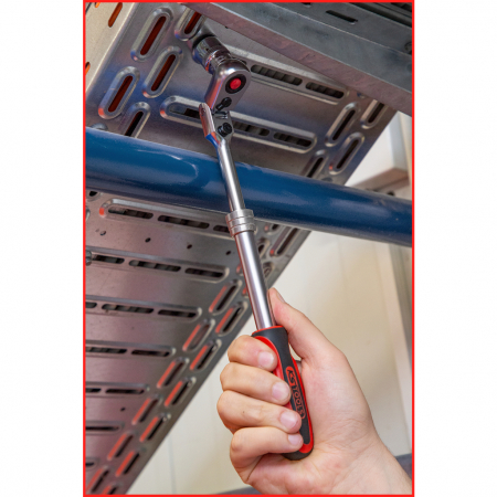 Clichet telescopic cu schimbare de directie 3/8 slimpower 72 de dinti [3]