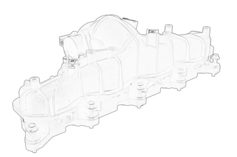 Colector admisie potrivit FORD TOURNEO CUSTOM V362, TRANSIT, TRANSIT CUSTOM V362, TRANSIT TOURNEO, TRANSIT V363 2.2D 10.07-