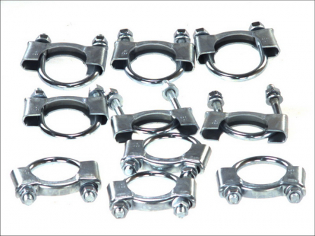 Set montaj esapament - Colier esapament (42mm, 10 buc. ambalaj) potrivit FIAT SEICENTO / 600; FORD KA; OPEL CORSA C 0.9-1.3 09.96-01.10