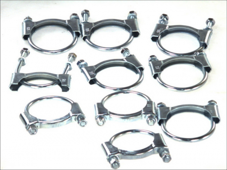 Set montaj esapament - Colier esapament (65mm, 10 buc. ambalaj) potrivit MERCEDES SPRINTER 2-T (B901, B902), SPRINTER 3,5-T (B906), SPRINTER 3-T (B903), VIANO (W639), VITO / MIXTO (W639) 2.0D-3.0D 04.00-
