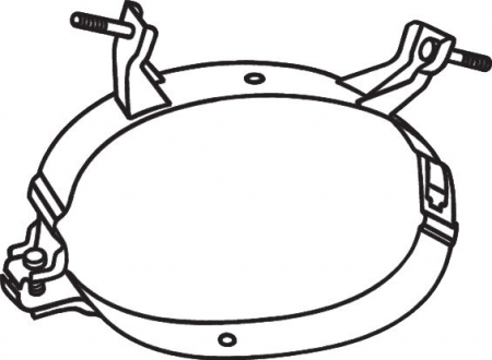 Colier esapament potrivit BMW Seria 3 (E36) 1.6/1.8 03.91-11.99 [1]
