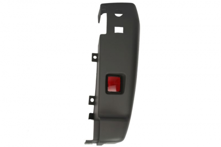 Bara - Colt bara protectie Spate Dreapta (cu reflector, gri, ) potrivit CITROEN JUMPER I, JUMPER II; FIAT DUCATO; PEUGEOT BOXER 04.06-08.14