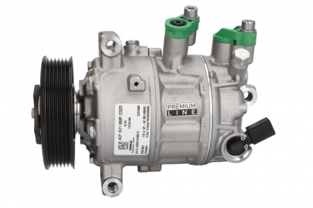 Compresor clima AC - Compresor clima auto aer conditionat potrivit AUDI A1, A1 ALLSTREET, A1 CITY CARVER, A3, Q2, Q3, TT; SEAT ARONA, ATECA, IBIZA IV, IBIZA IV SC, IBIZA IV ST, IBIZA V, LEON, LEON SC, LEON ST 1.0-2.0D 09.