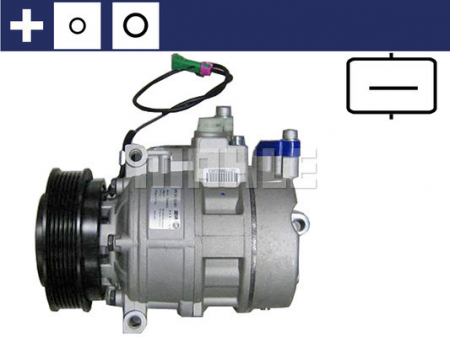 Compresor clima AC - Compresor clima auto aer conditionat potrivit AUDI A4 B5, A6 C4, A6 C5, A8 D2, ALLROAD C5; PORSCHE 911, 911 TARGA, BOXSTER, BOXSTER SPYDER, CAYMAN; SKODA SUPERB I; VW PASSAT B5, PASSAT B5.5 2.4-4.2 03
