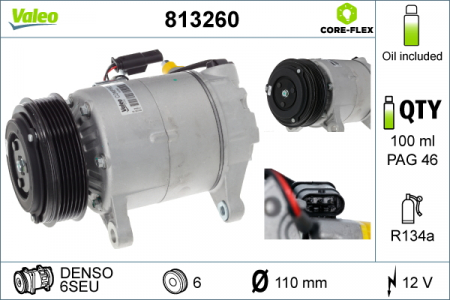 Compresor clima AC - Compresor clima auto aer conditionat potrivit BMW Seria 2 (F22, F87), 2 (F23), 2 (F45), 2 GRAN TOURER (F46), 5 (F10), 5 (F11), 7 (G11, G12), X1 (F48), X2 (F39), X3 (F25), X4 (F26); MINI (F55), (F56) 1