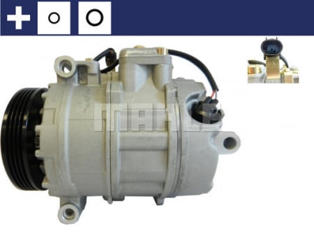 Compresor clima AC - Compresor clima auto aer conditionat potrivit BMW Seria 5 (E60), 5 (E61), 6 (E63), 6 (E64) 4.0/4.4/4.8 09.03-12.10