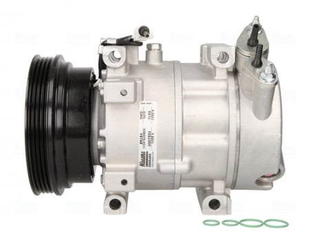 Compresor clima AC - Compresor climatizare aer conditionat potrivit DACIA LOGAN, LOGAN EXPRESS, LOGAN MCV, SANDERO; LADA LARGUS; RENAULT LOGAN I 1.4-1.6LPG 09.04-