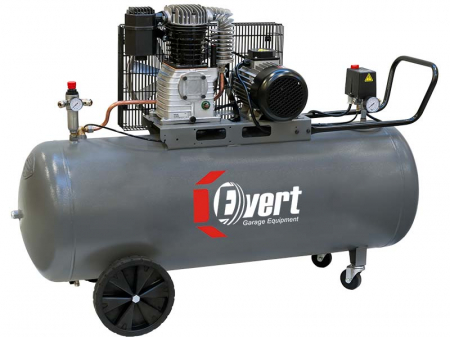Compresoare pneumatice - Compresor cu piston EVERT, 3 kW 400V 10 bar, eficienta: 539l/min., rezervor: 200L, numar cilindri: 2buc