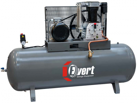 Compresoare pneumatice - Compresor cu piston Evert 400V, Putere: 7,5 kW, presiune: 10 bar,Debit: 1500 l/min., Rezervor: 500 l, numar pistoane: 2 buc