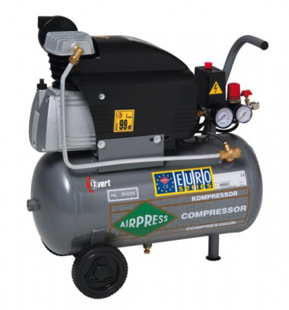 Compresoare pneumatice - Compresor cu piston Evert, rezervor 24 l. debit 310 l/min, 1,5kW, presiune max.: 8bar, alimentare 230V